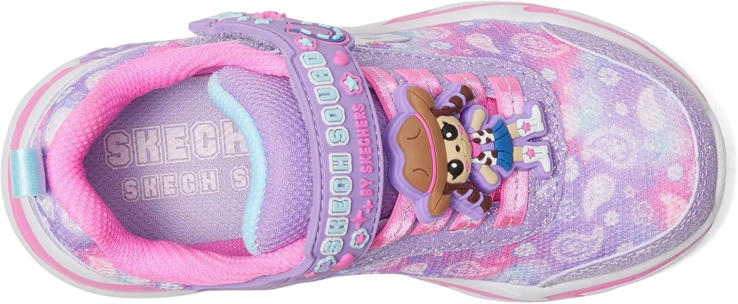 Skechers Girl's Snuggle Sneaks-Skech Squad Sneaker