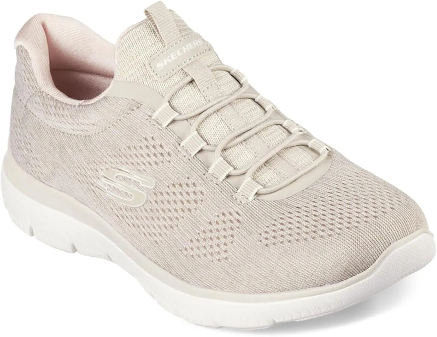Skechers Sport Women's Women's Summits Fun Flare Sneaker, TPPK=Taupe Pink, 6