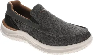 Skechers USA Men's Men's Hasting-Marco Sneaker, Grey/Black, 7