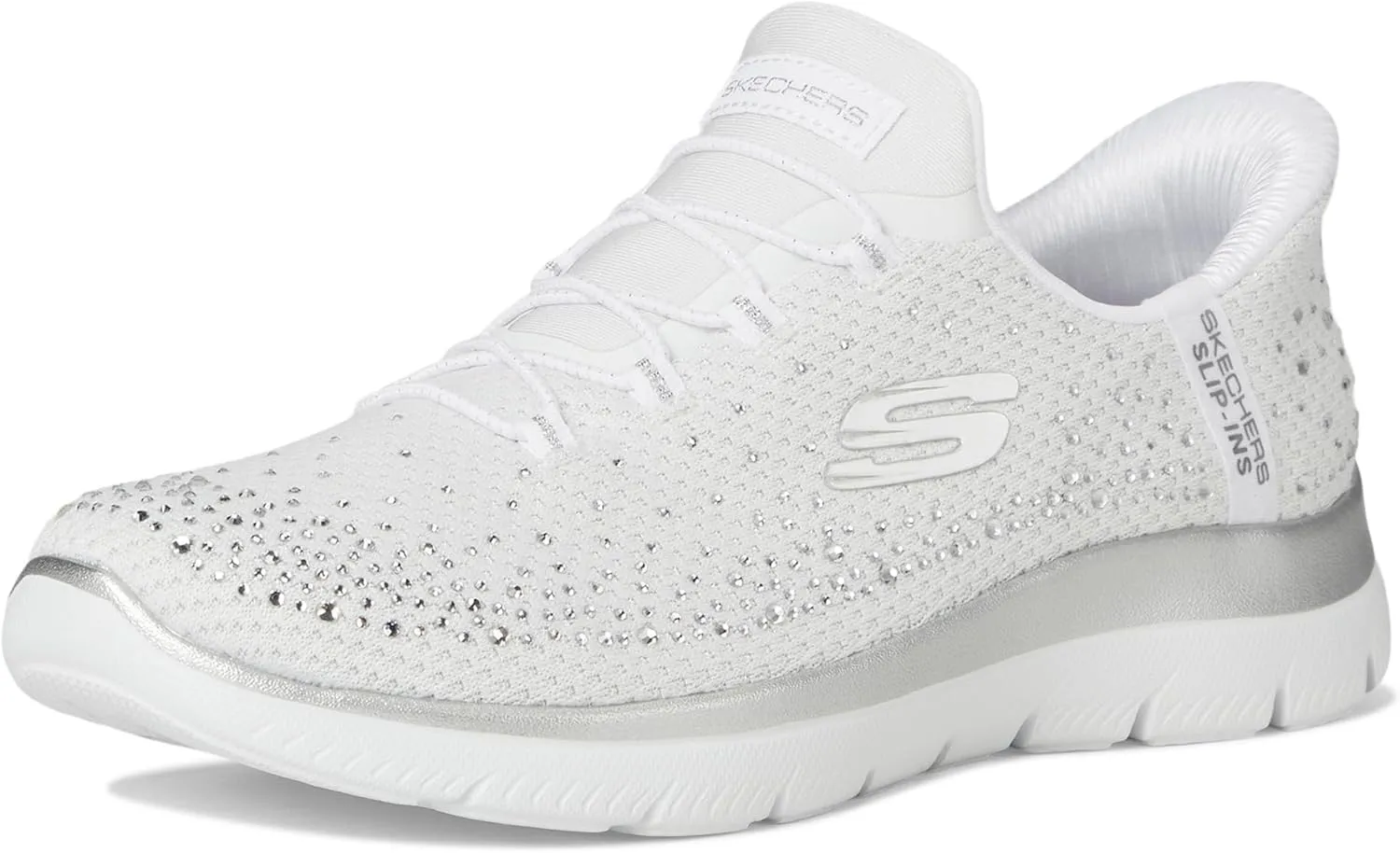 Skechers Women's Summits-Brilliant Shine Hands Free Slip-ins Sneaker