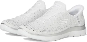 Skechers Women's Summits-Brilliant Shine Hands Free Slip-ins Sneaker