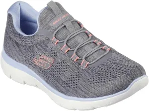 Skechers Women's Summits Fun Flare Sneaker, Grey/Multi=GYMT, 5 Wide