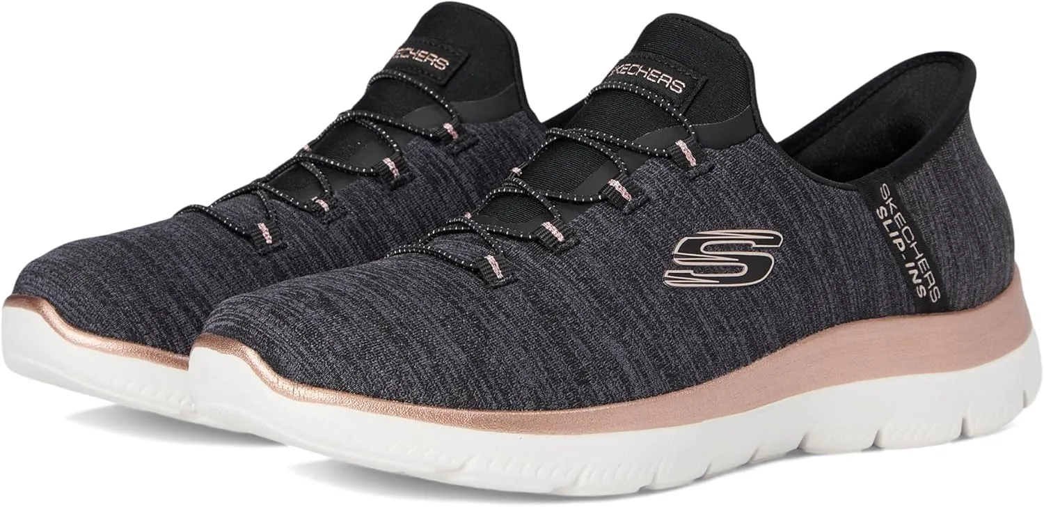 Skechers Women's Summits-Millionaire Hands Free Slip-ins Sneaker