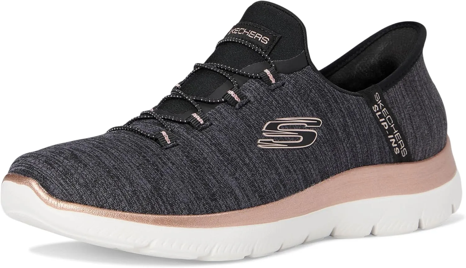 Skechers Women's Summits-Millionaire Hands Free Slip-ins Sneaker