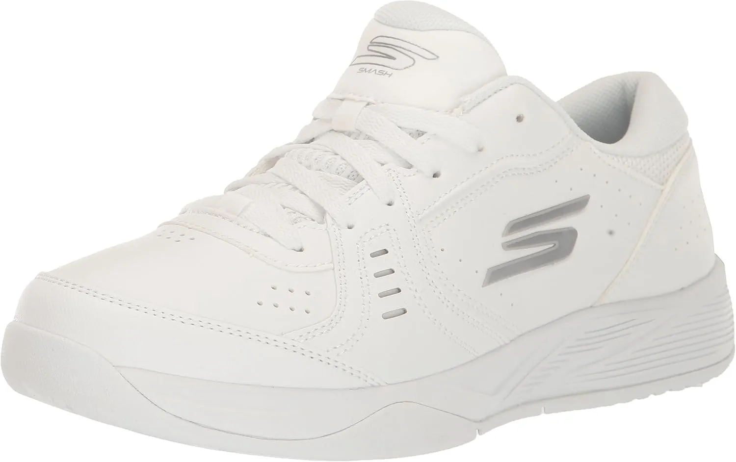 Skechers Women's Viper Court Smash Athletic Indoor Outdoor Pickleball Shoe | Relaxed Fit Sneaker