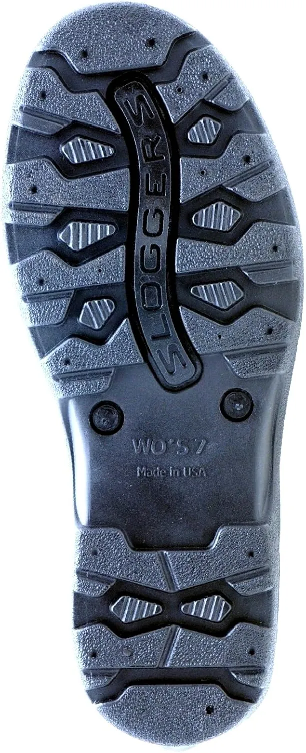 Sloggers Original Waterproof Work Shoe for Men – Outdoor Slip-On Rain and Durable Garden Footwear Made in The USA with Premium Comfort Support Insole, Camo - Size 10