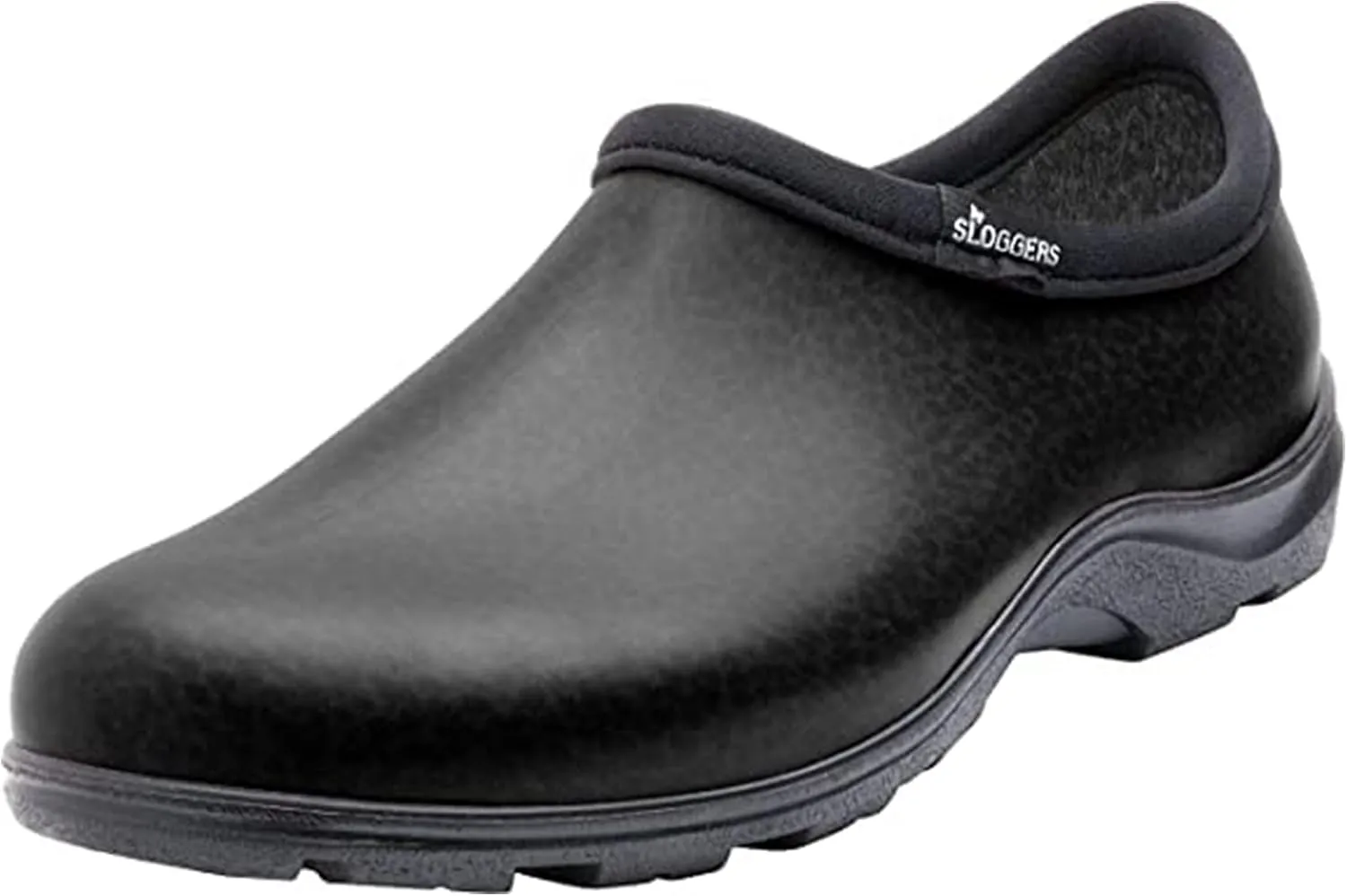Sloggers Original Waterproof Work Shoe for Men – Outdoor Slip-On Rain and Durable Garden Footwear Made in The USA with Premium Comfort Support Insole, Leather Print Black - Size 11