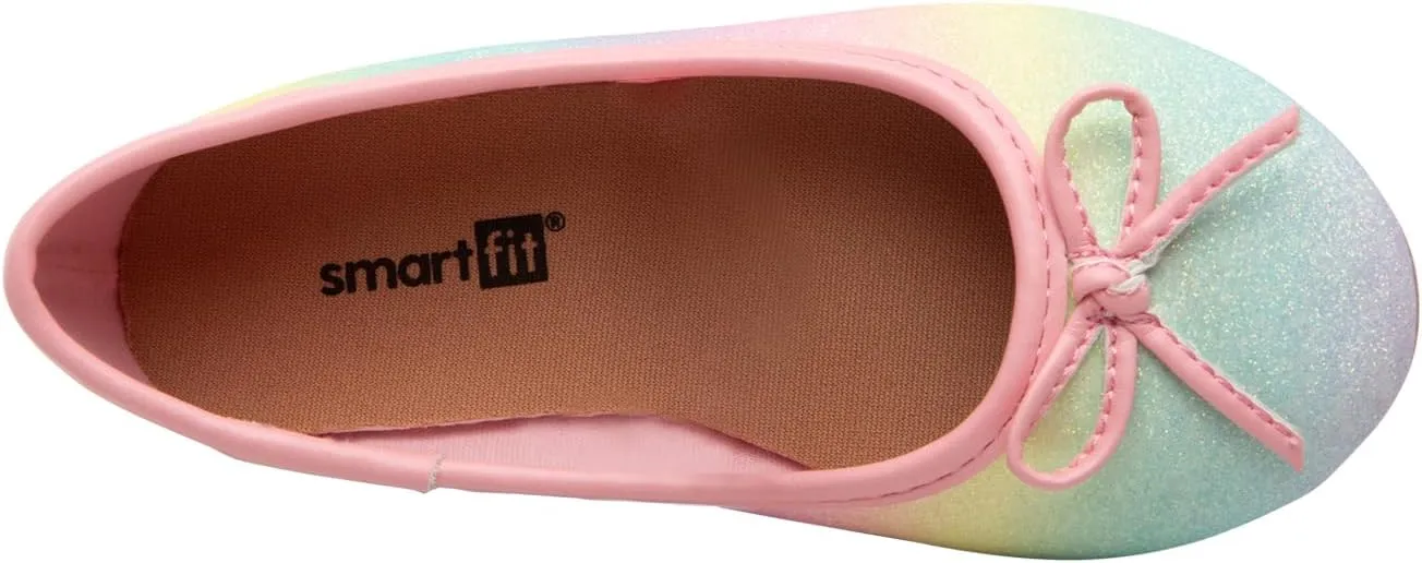 SmartFit Toddler/Youth Girls FAE String Tie Ballet Flat