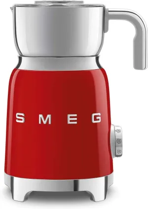 SMEG 50's Retro Milk Frother MFF11RDUS, Red