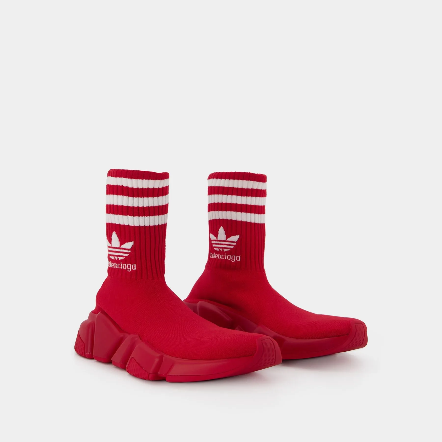 Sneakers Speed Lt Adidas - Balenciaga - Rouge/Logo Blanc