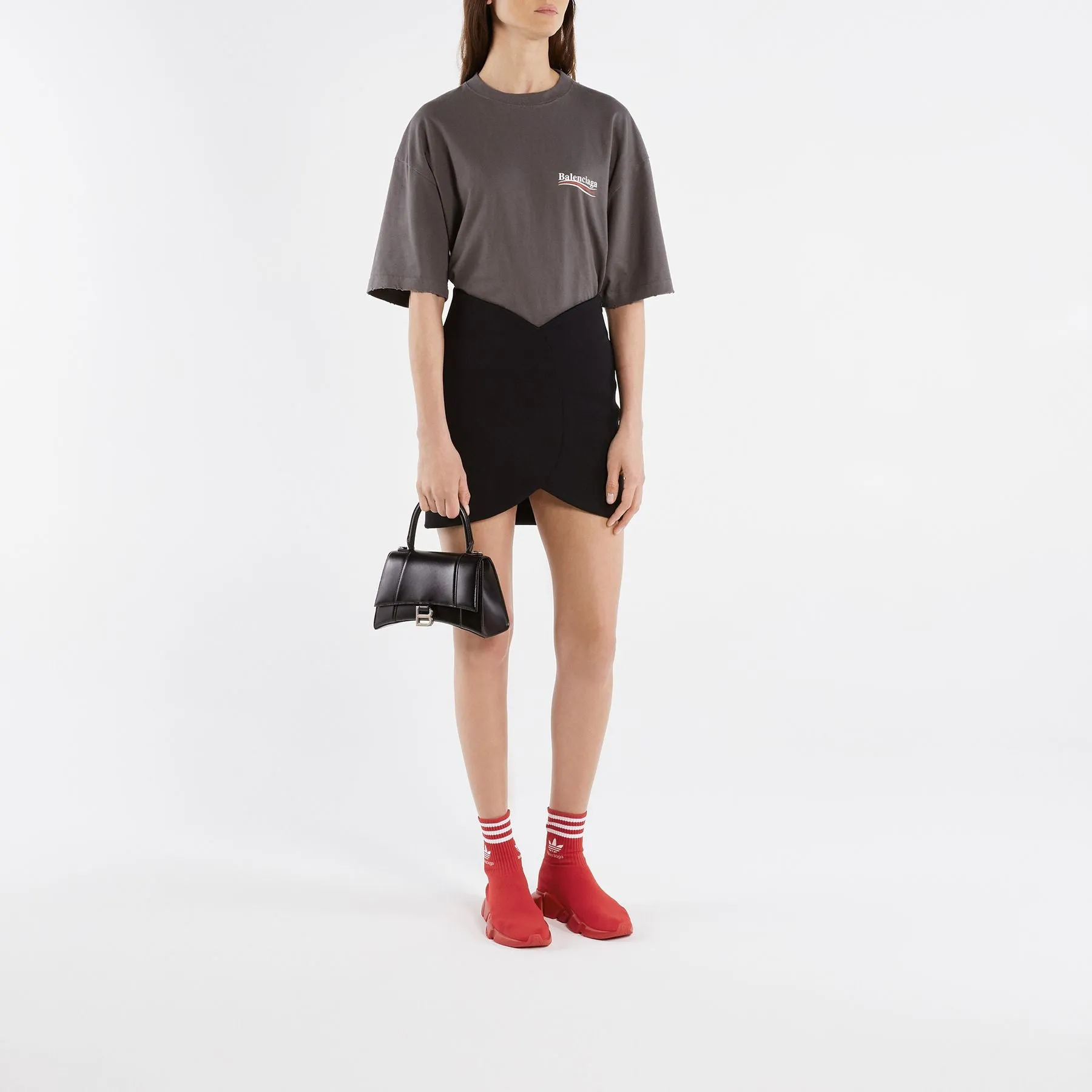Sneakers Speed Lt Adidas - Balenciaga - Rouge/Logo Blanc