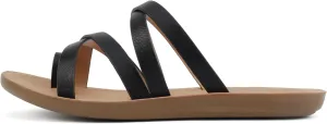 Soda ISABEL ~Women Fashion Comfortable Slip On Flat Cross bands Toe Ring Fashion Sandals