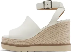 Soda “Stella” ~ Women Square Peep Toe Single Band Platform Espadrille Wedge Sandals with Adjustable Ankle Strap