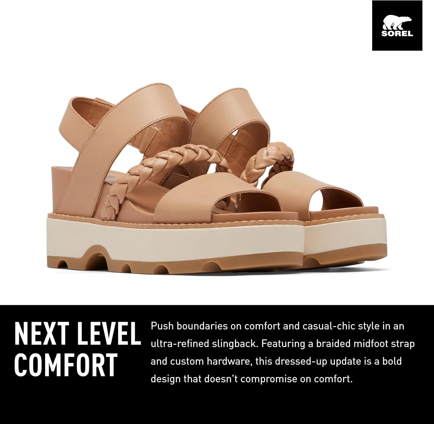 Sorel Women's Joanie IV Slingback Wedge Sandals