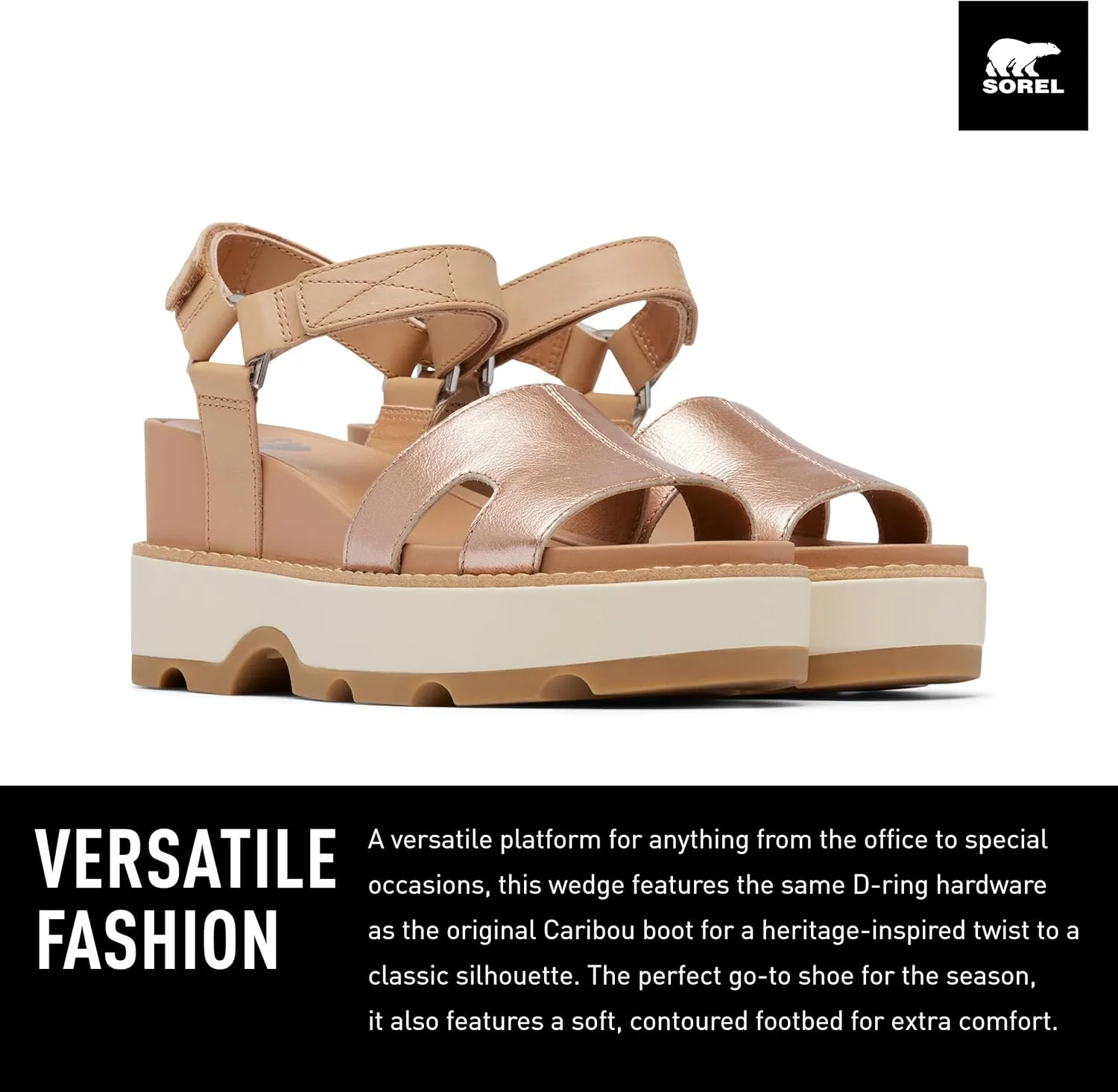 Sorel Women's Joanie lV Ankle Strap Wedge Sandals
