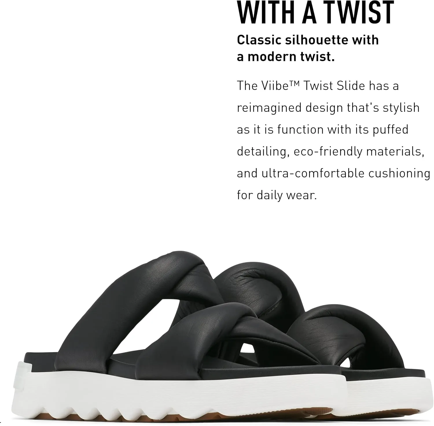 Sorel Women's Viibe Twist Slide Sandals