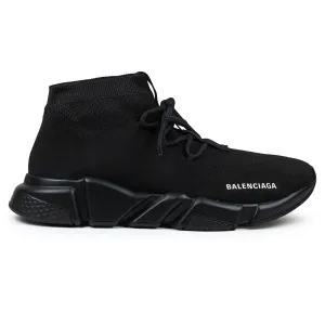Speed Knit Lace Sock Triple Black
