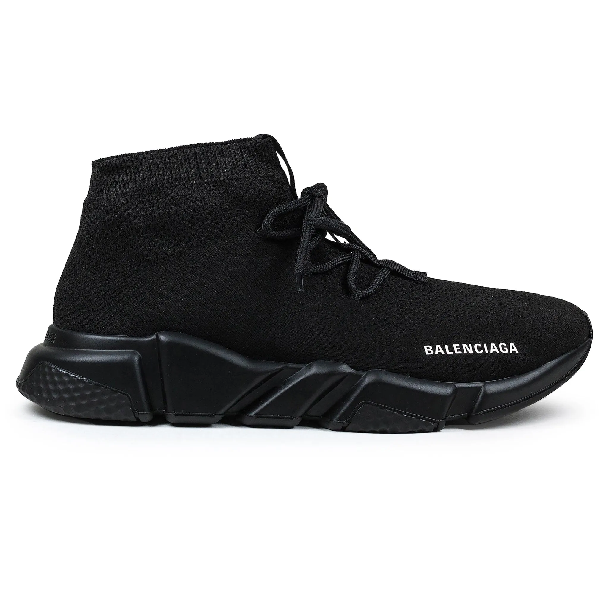 Speed Knit Lace Sock Triple Black