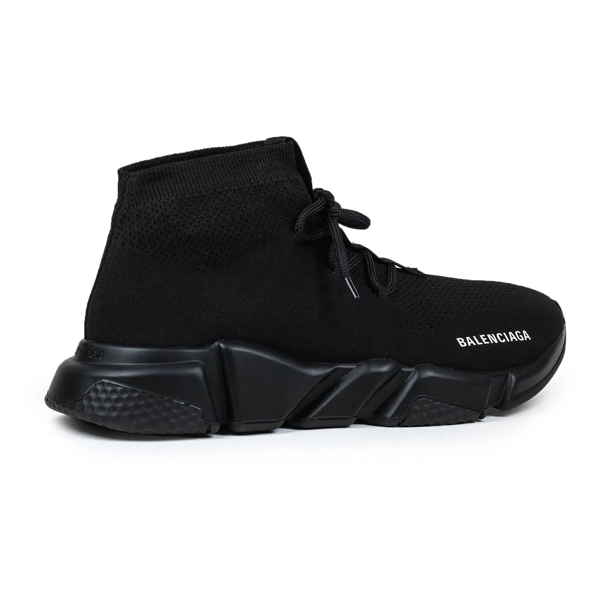 Speed Knit Lace Sock Triple Black