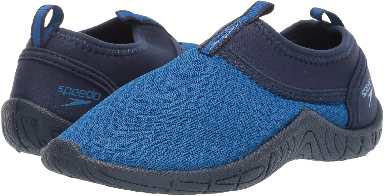 Speedo Unisex-Child Water Shoe Tidal Cruiser Toddler Unisex,black/dark gull grey,6/7 Toddler Unisex Baby US