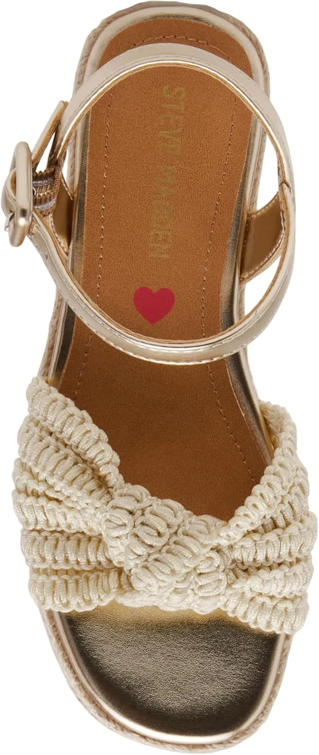 Steve Madden Girl's Cookie Espadrille Wedge Sandal