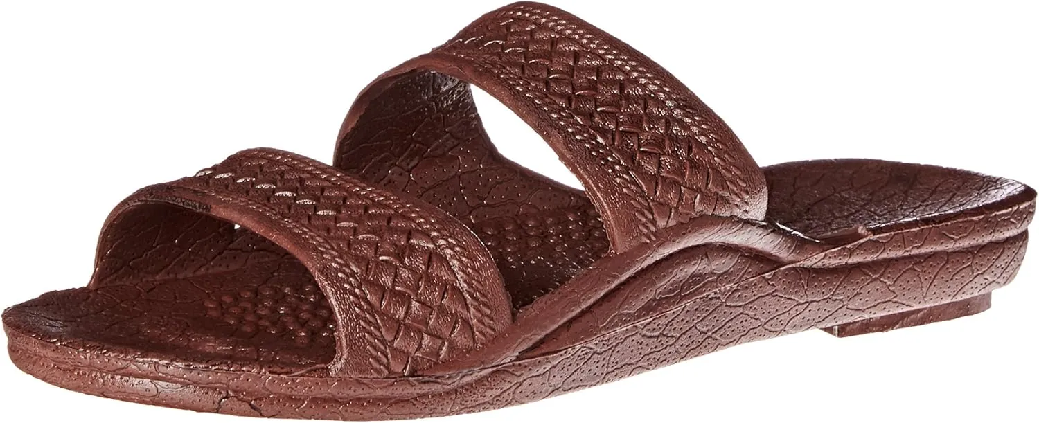 Surf Ware Brown Rubber Sandal, Hawaiian Classics Slipper (7)