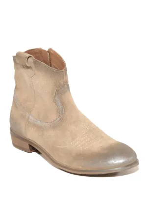 Sycamore Sand Suede Western Bootie