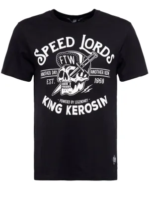 T-Shirt mit coolem Frontprint «Speed Lords»