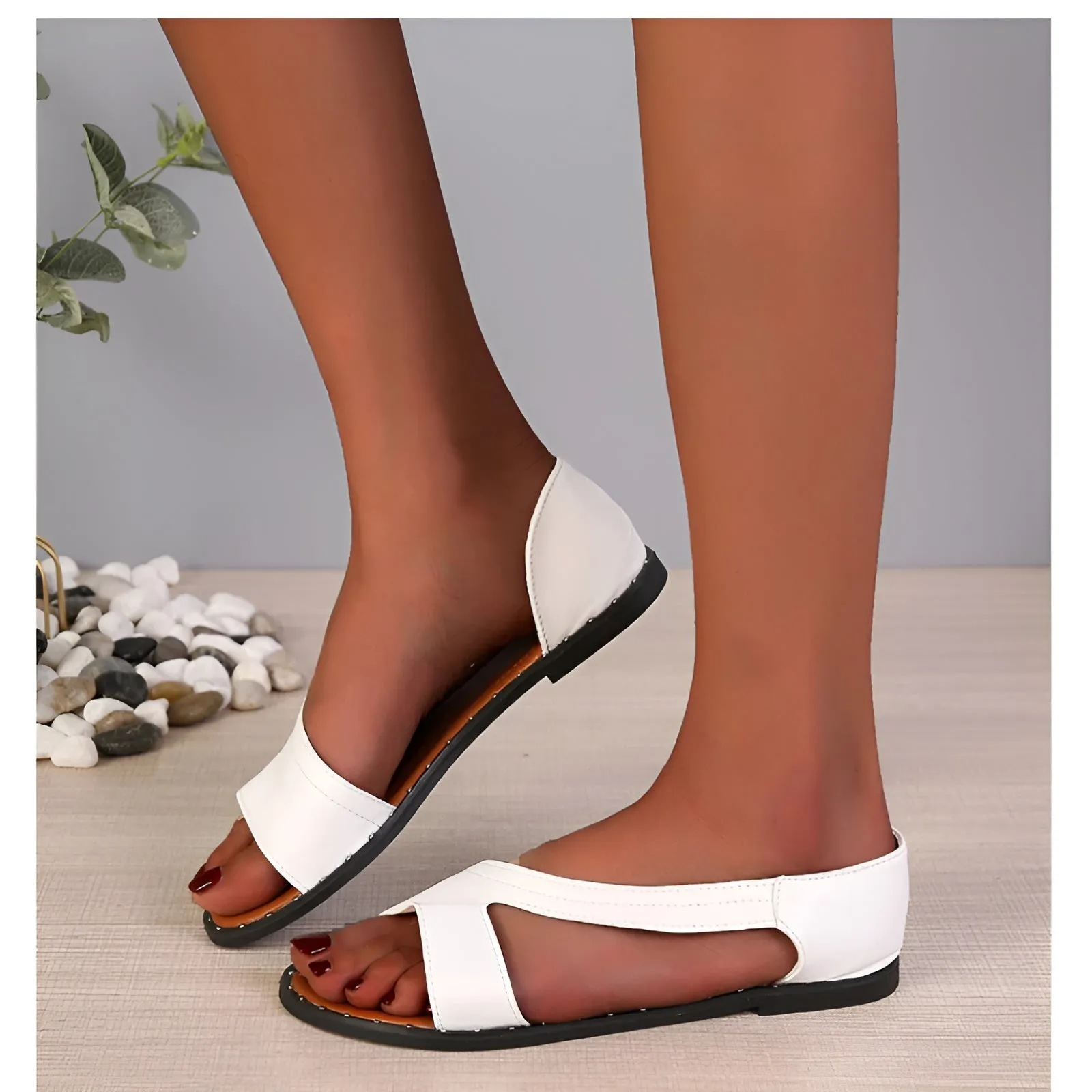 Taavita - Flat Sandal with Excellent Shock Absorption for Women