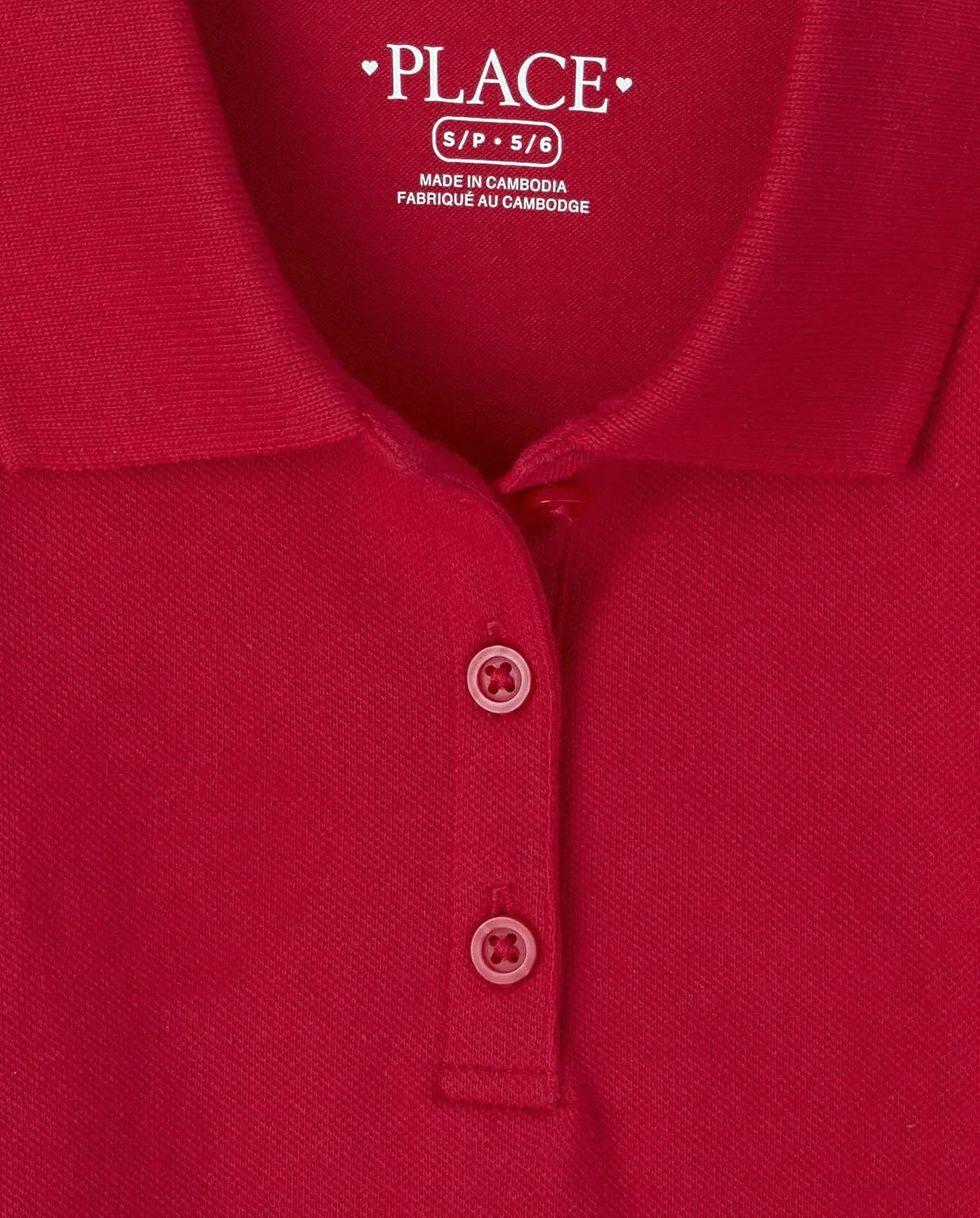 The Children's Place Girls' Long Sleeve Pique Polo 2 Pack