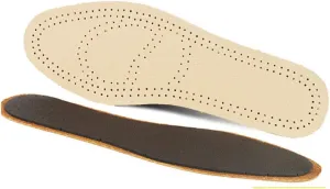 Thin Breathable Deodorant Leather Insoles Pigskin Instantly Absorb Sweat Replacement Inner Soles Shoes Insole Pads (Size : 43-44) (37)
