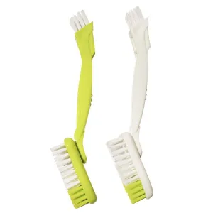 Three Way Easy-Clean Shoe Brush Full Length 9.4in