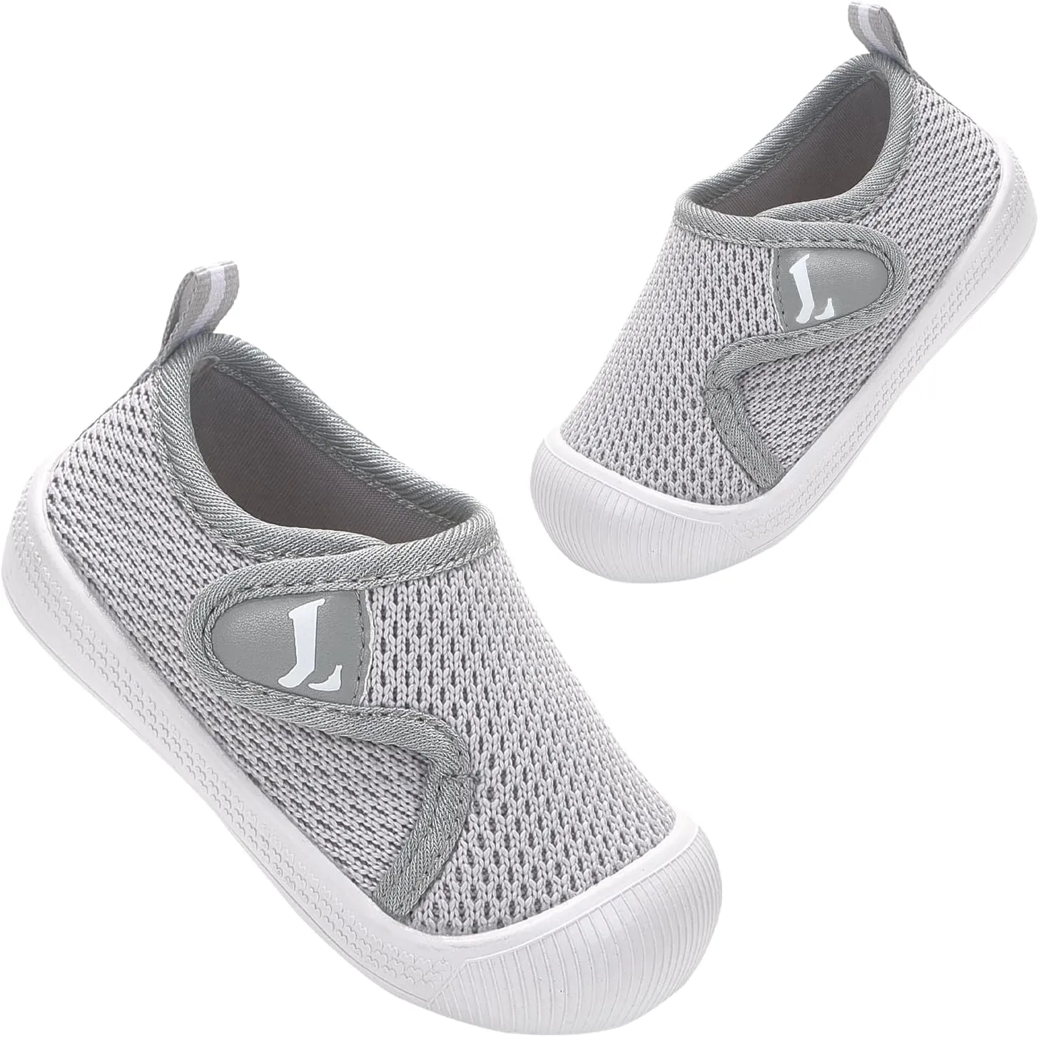 Toddler Shoes,Non-Slip Toddler Sneakers, Lightweight Baby Walking Shoes,Baby First Steps Shoes,Baby Girl Shoes, Baby Boy Shoes, Soft Sole Learning to Walk Shoes,Hook&Loop Baby Shoes 6 9 12 24 Months