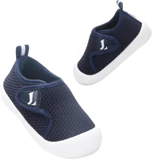 Toddler Shoes,Non-Slip Toddler Sneakers, Lightweight Baby Walking Shoes,Baby First Steps Shoes,Baby Girl Shoes, Baby Boy Shoes, Soft Sole Learning to Walk Shoes,Hook&Loop Baby Shoes 6 9 12 24 Months