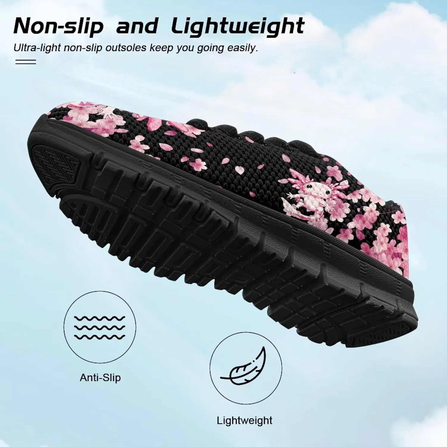 Trendy Girls Running Shoes Cartoon Animals Sneakers Kids Athletic Shoes