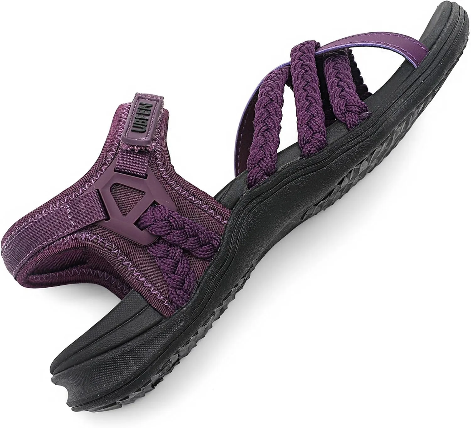 UBFEN Womens Hiking Sandals Sport Walking Adjustable Hook Ankle Straps Comfortable Outdoor Beach Athletic Shoes