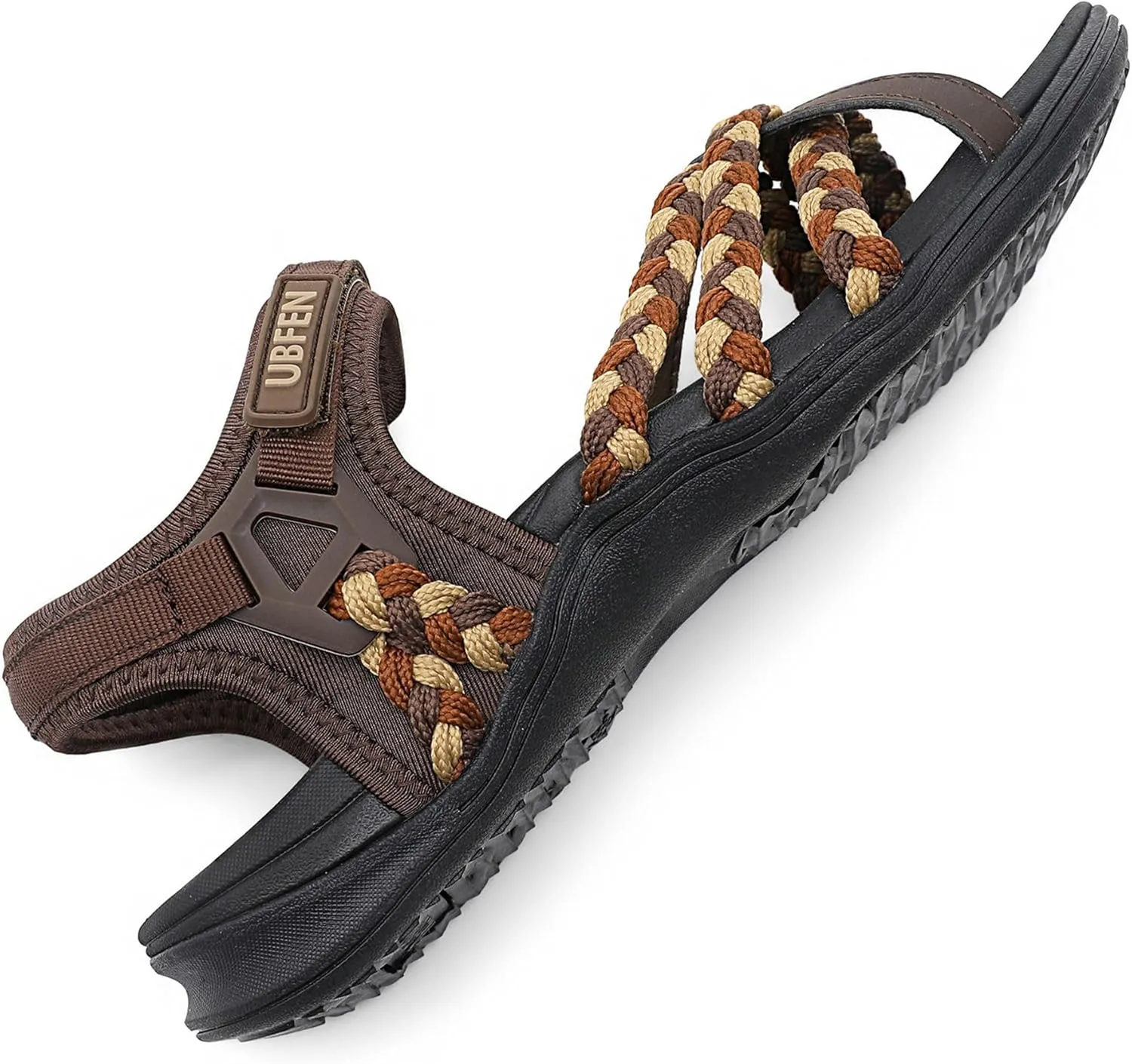 UBFEN Womens Hiking Sandals Sport Walking Adjustable Hook Ankle Straps Comfortable Outdoor Beach Athletic Shoes
