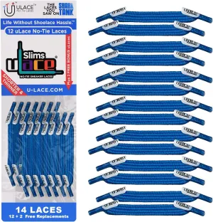 uLace Kiddos No-Tie Shoelaces - Elastic Shoe Laces for Sneakers | Stretchy, Elastic Laces | Easy Installation - 14 Laces