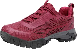 ulogu Women's Waterproof Hiking Shoes Lightweight Non-Slip Comfy All Day Walking Work Sneakers 6-Month Warranty