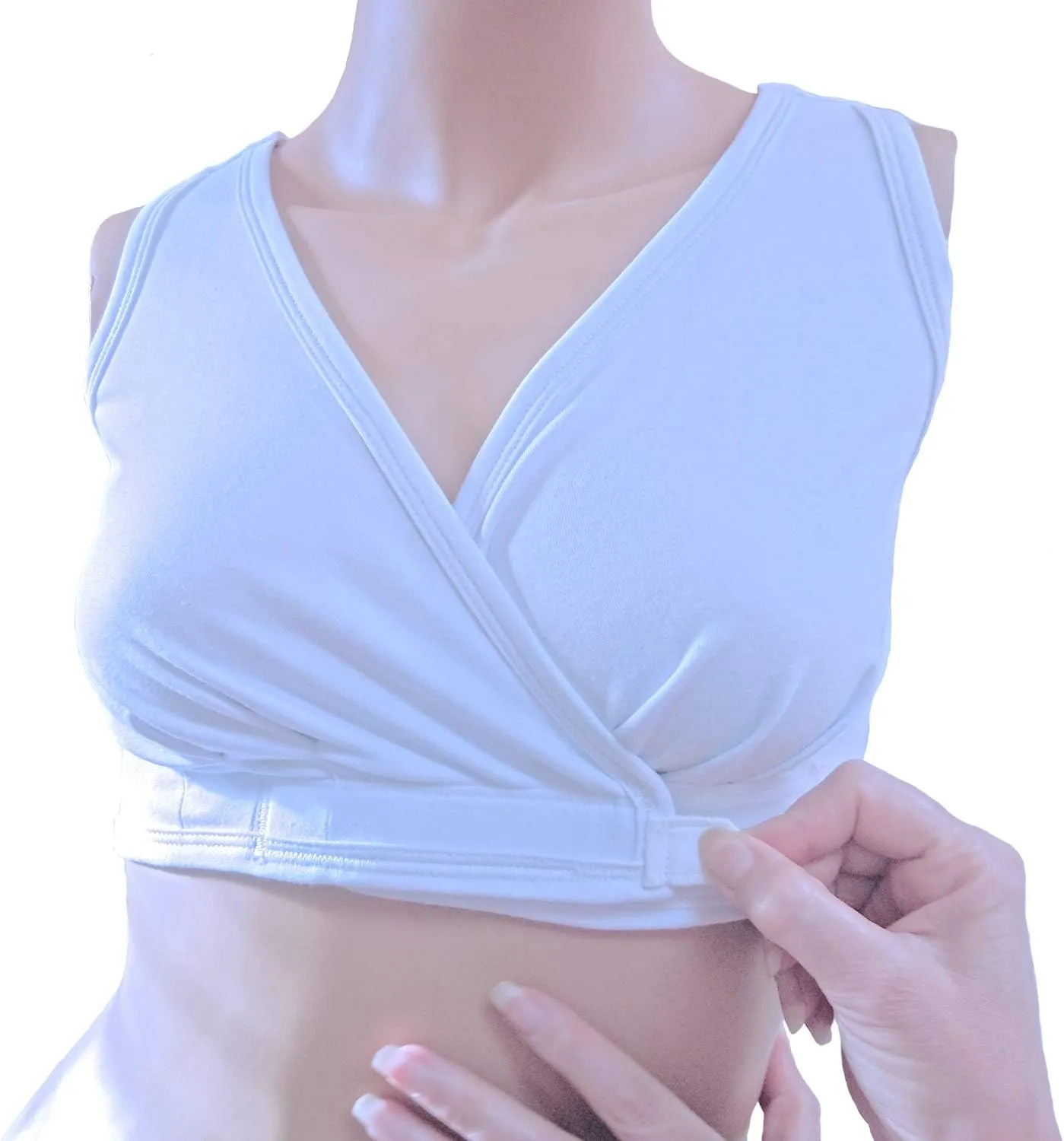 Underworks Arthritis Bra - Hook and Loop Front Closure - Sleep and Leisure - Breastfeeding - 3-Pack