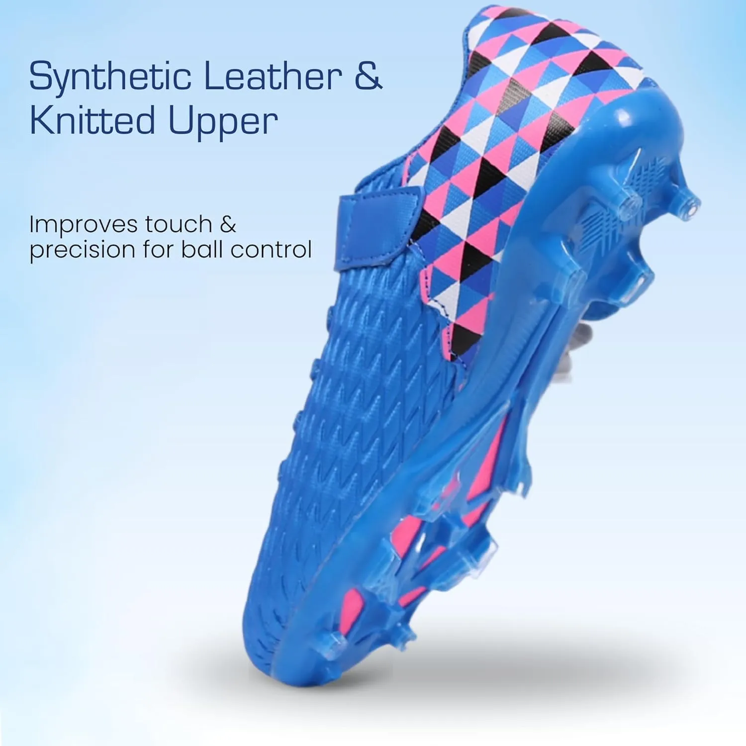 Unisex-Child Athletic Outdoor Training Soccer Cleats for Youth | Little/Big Kid Firm Ground Football Shoes | Lightweight