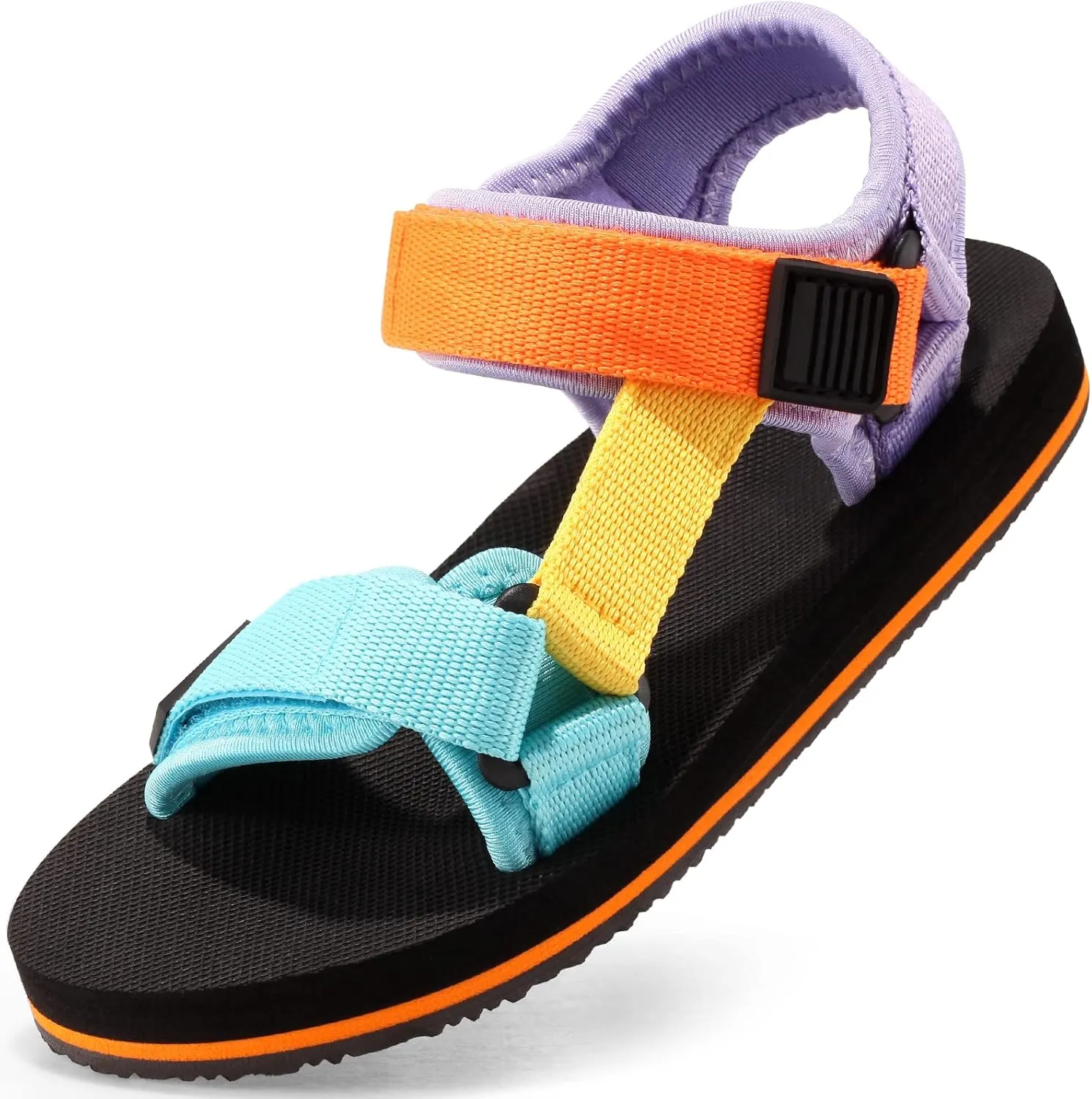 Unisex-Child Big Kids Sandals Adjustable Straps Slip on Athletic Sandals Outdoor Casual Shoes