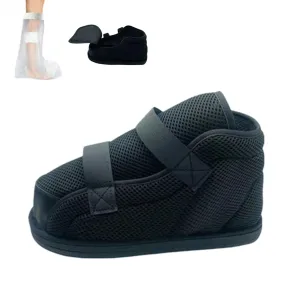 Unisex Medical Walking Shoe,Orthopedic Rehabilitation Cast Shoes,Adjustable Recovery Shoe,Rehabilitation shoes for Post Surgery,Fractured Foot,Sprains,Left or Right（Large）