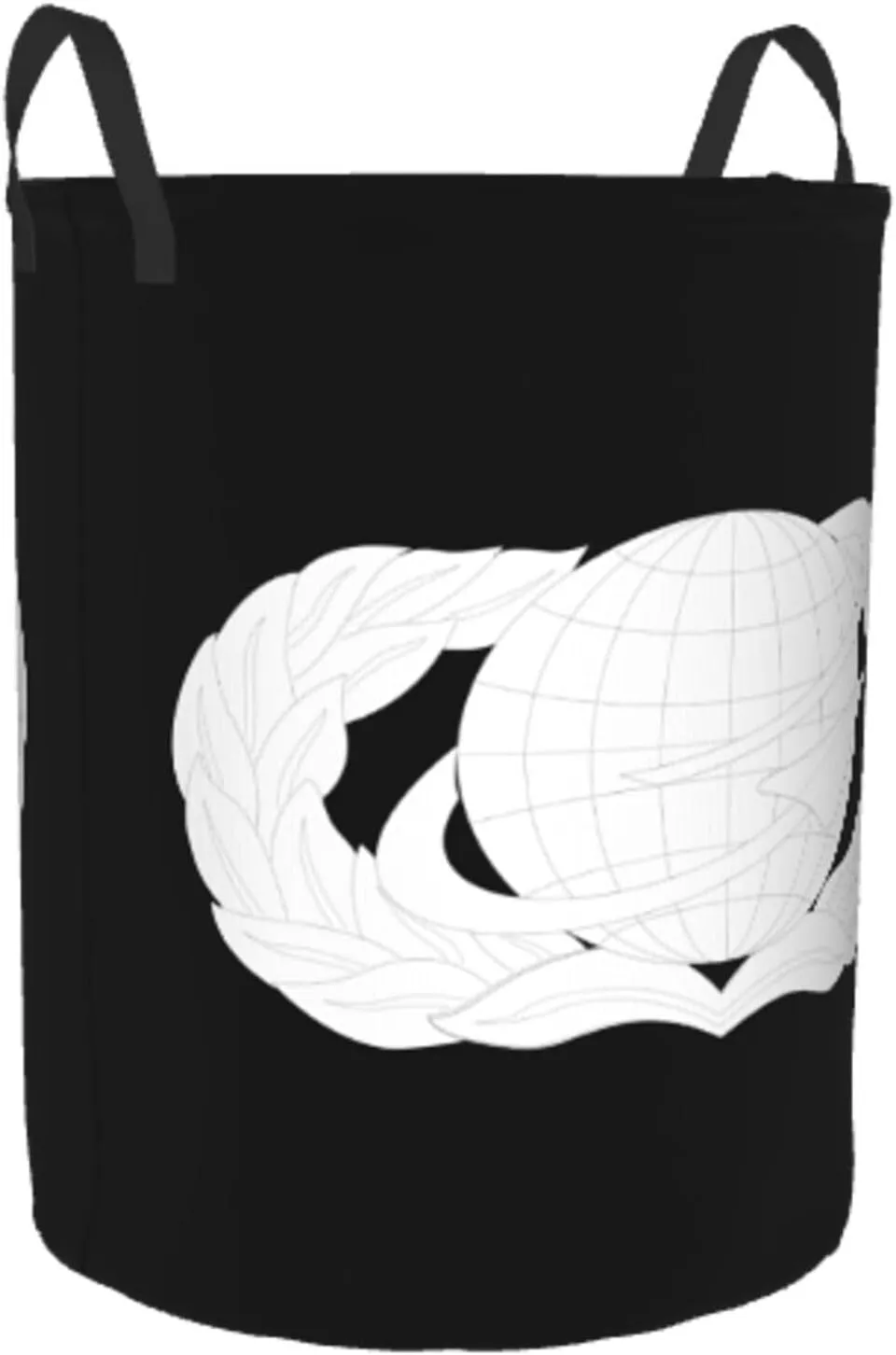 United States Air Force Manpower & Personnel Badge Laundry Basket Waterproof Collapsible Laundry Hamper with Easy Carry Handles Storage Box Clothes Hamper