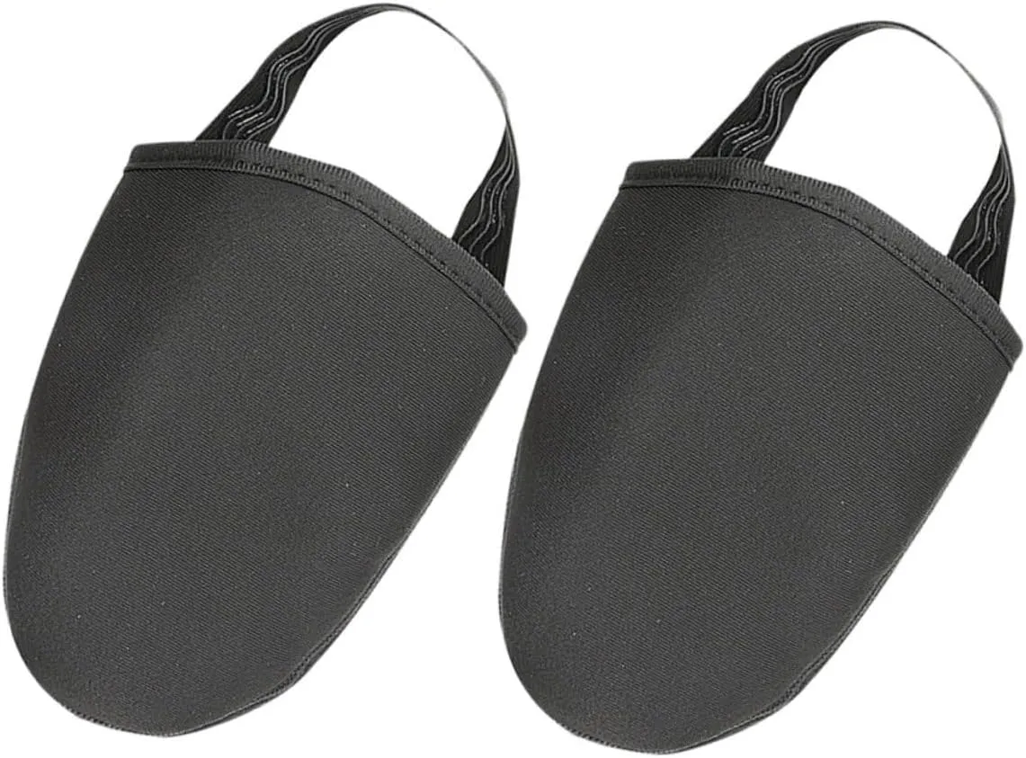 VALICLUD 2pcs Winter Cycling Shoe Covers Windproof Thermal Overshoes with Antislip Design Breathable Half Shoe Sleeves for Cold Weather Biking and Bicycle Riding Black