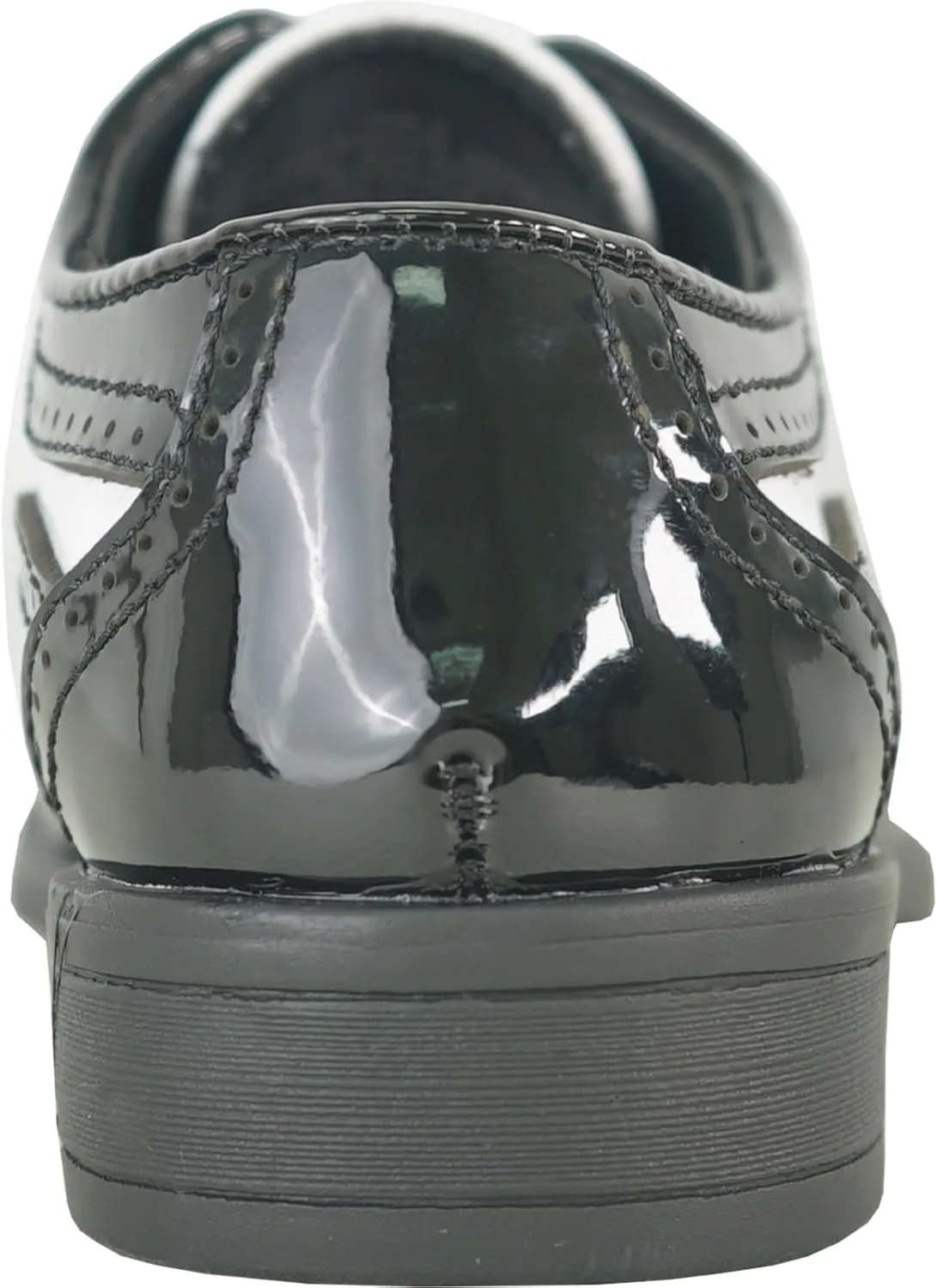 VANGELO Boy Kid Dress Shoe Oxford Lace Up Loafer Slip On Tuxedo Shoes for Prom, Uniform, Wedding Formal Events Size from Toddler to Big Kid