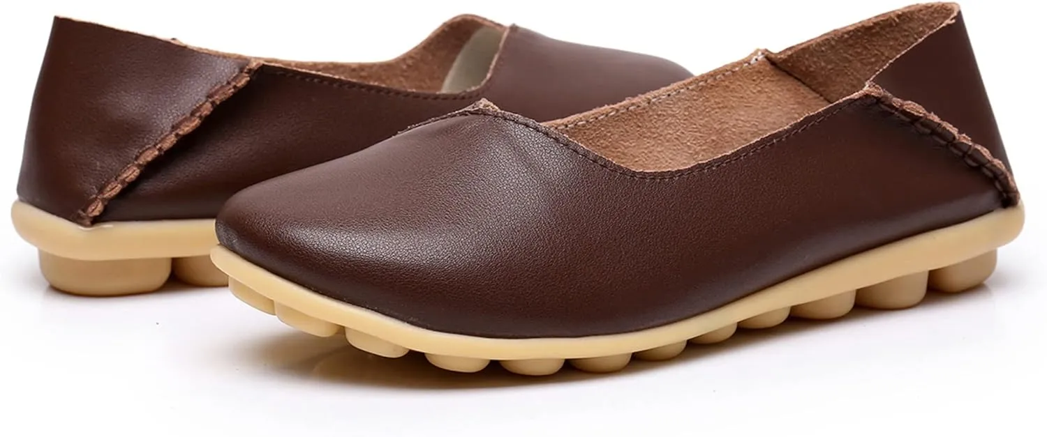 VenusCelia Women's Bare Walking Flat Loafer