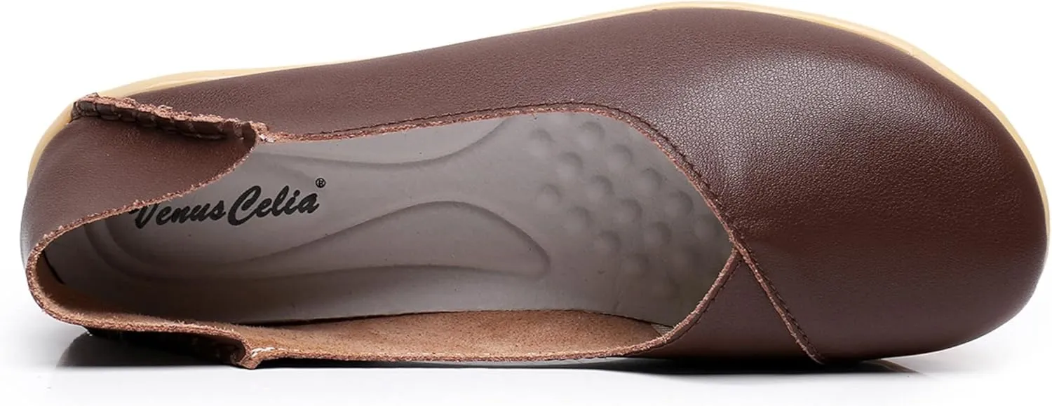 VenusCelia Women's Bare Walking Flat Loafer