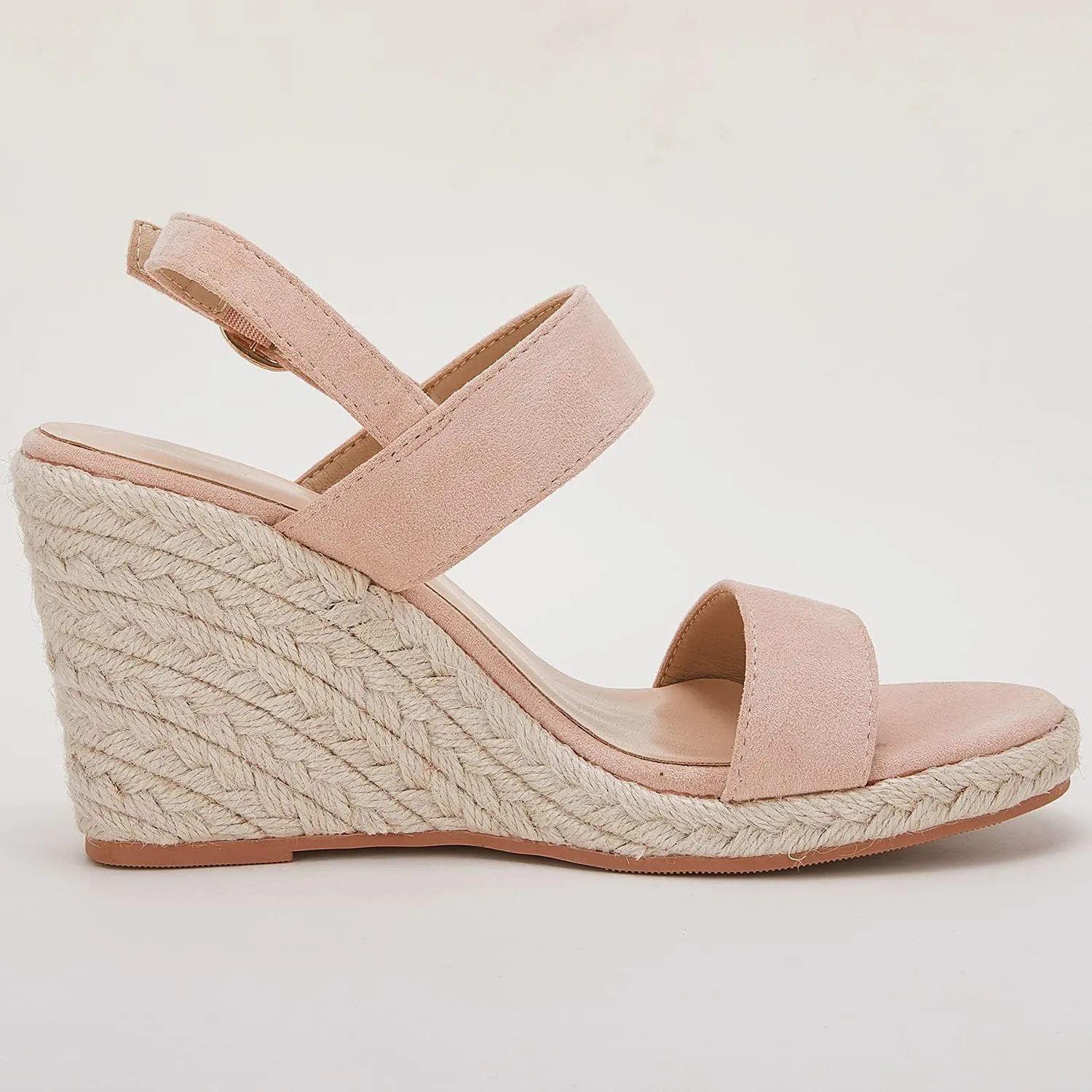 VETASTE Womens Espadrille Wedge Sandals Heels Open Toe Platform High Heeled Ankle Strap Buckle Dress Wedges Shoes