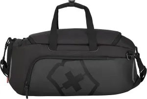 Victorinox Touring 2.0 Travel 2-in-1 Duffel - Modern, Durable Duffel Bag & Backpack for the Gym, Pool, or Trail - Features Shoe Compartment - 38 Liters, Black